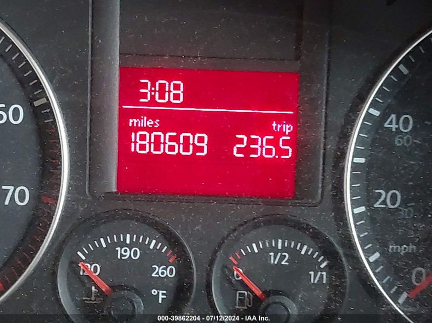 2009 Volkswagen Jetta Se VIN: 3VWRM71K79M169587 Lot: 39862204