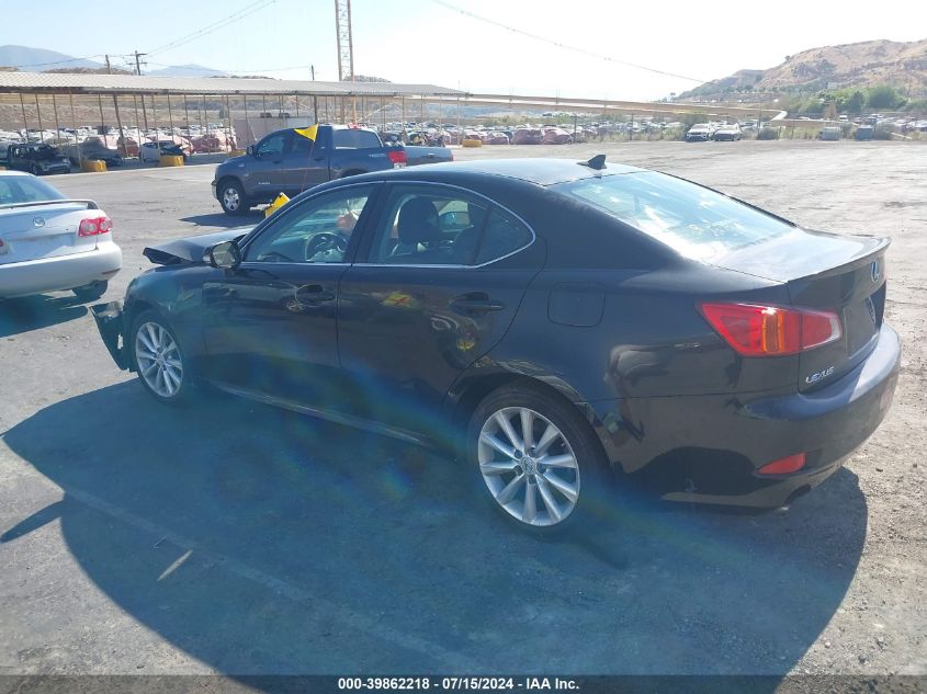 2009 Lexus Is 250 VIN: JTHBK262395105282 Lot: 39862218