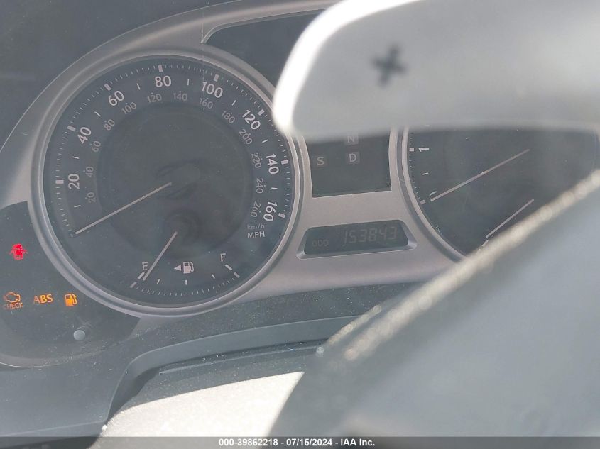 2009 Lexus Is 250 VIN: JTHBK262395105282 Lot: 39862218