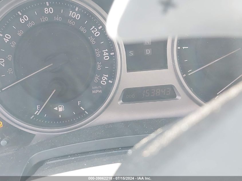 2009 Lexus Is 250 VIN: JTHBK262395105282 Lot: 39862218