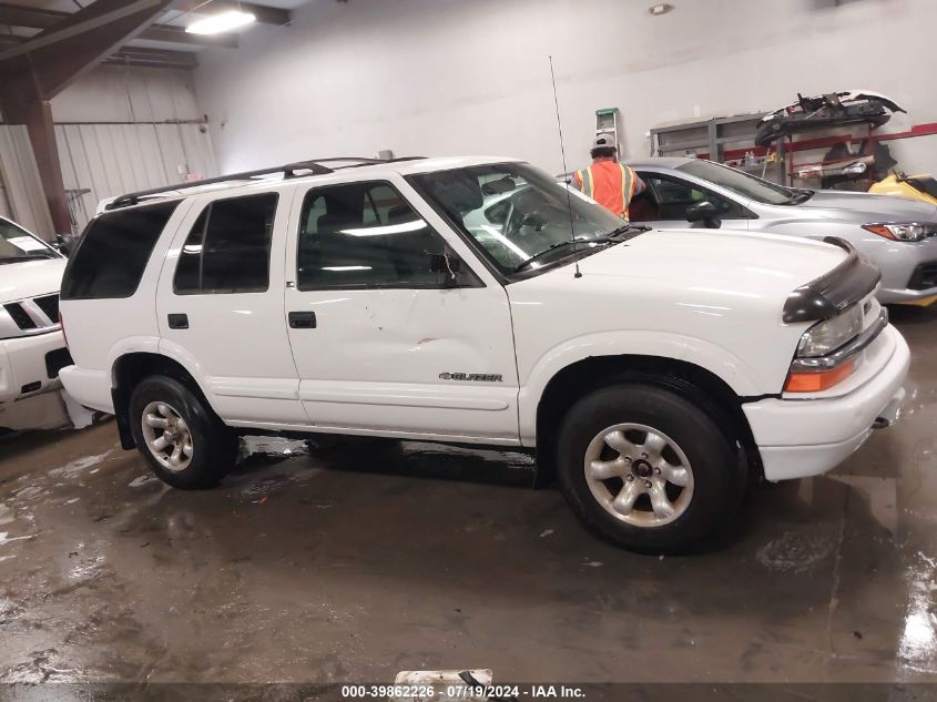 2002 Chevrolet Blazer Ls VIN: 1GNDT13W52K196014 Lot: 39862226