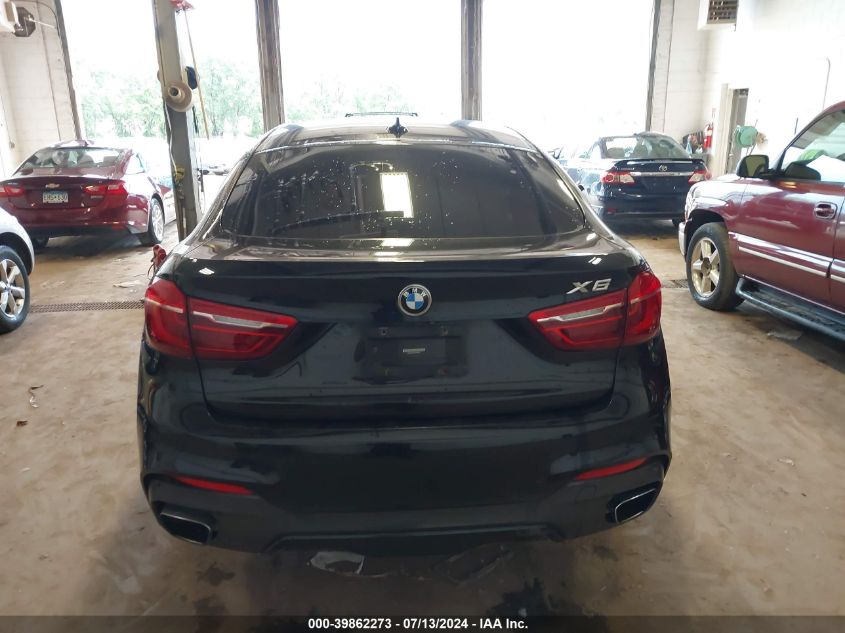 2017 BMW X6 xDrive35I VIN: 5UXKU2C55H0N85037 Lot: 39862273