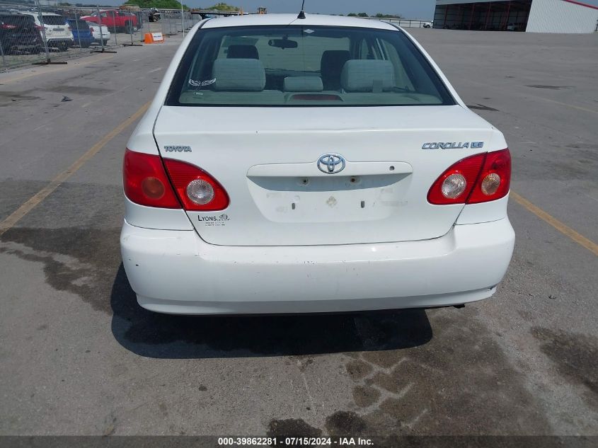 2005 Toyota Corolla Le VIN: 1NXBR30E25Z358949 Lot: 39862281