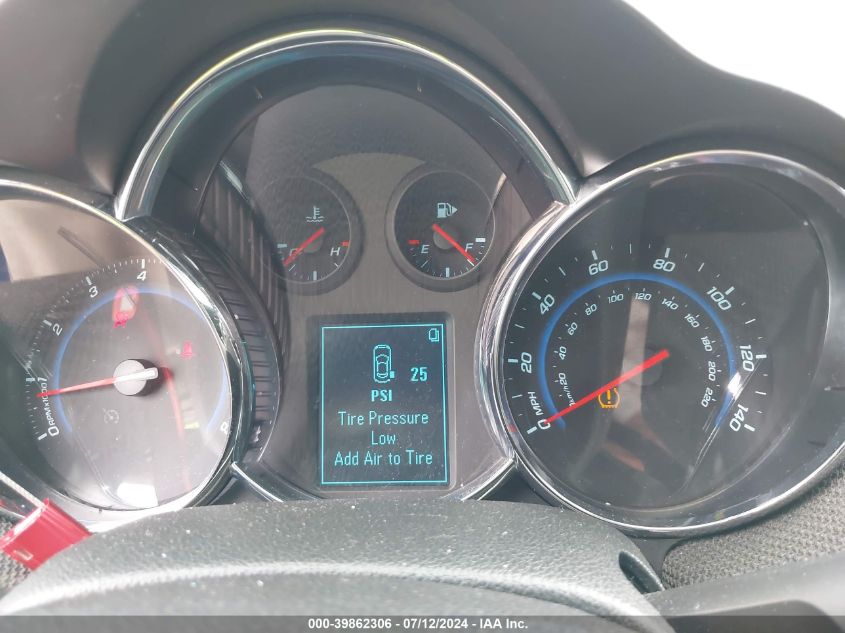 2012 Chevrolet Cruze Ltz VIN: 1G1PH5SC7C7217612 Lot: 39862306