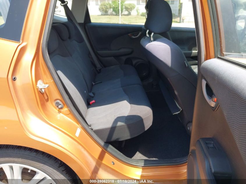 2009 Honda Fit Sport VIN: JHMGE88429S050792 Lot: 39862318