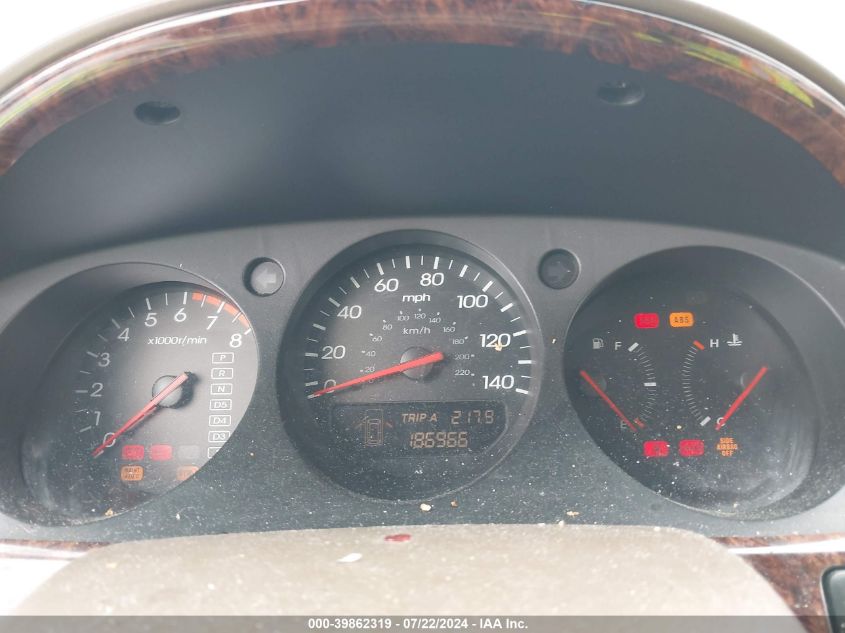 2002 Acura Mdx VIN: 2HNYD18672H506472 Lot: 39862319