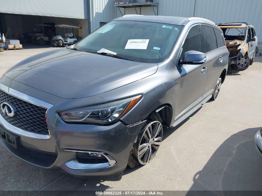 2017 Infiniti Qx60 VIN: 5N1DL0MN0HC553445 Lot: 39862325