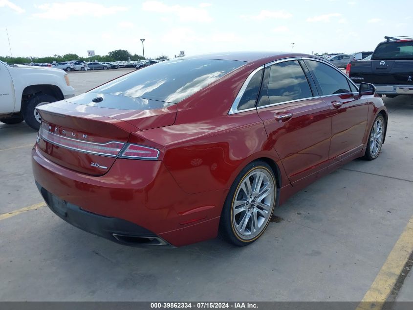 2014 Lincoln Mkz VIN: 3LN6L2G95ER808204 Lot: 39862334