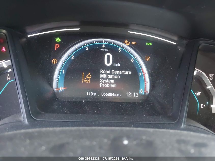 2019 Honda Civic Lx VIN: 19XFC2F66KE204711 Lot: 39862338