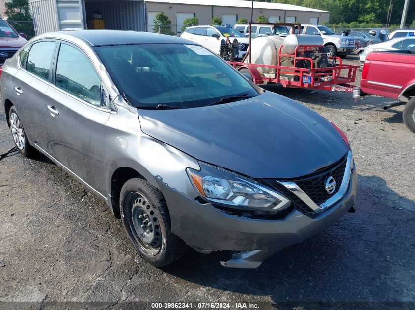 2019 Nissan Sentra S VIN: 3N1AB7AP8KY455838 Lot: 39862341