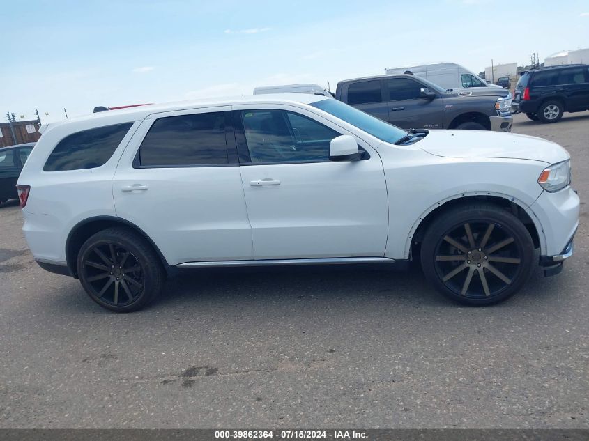 2015 Dodge Durango Sxt VIN: 1C4RDJAG8FC240126 Lot: 39862364