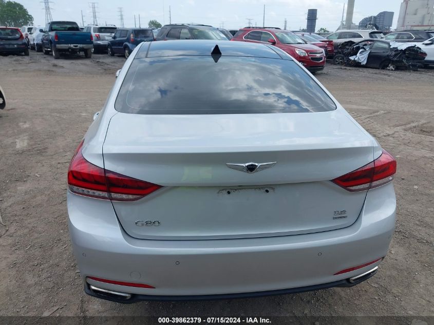 2017 Genesis G80 3.8 VIN: KMHGN4JE6HU174317 Lot: 39862379