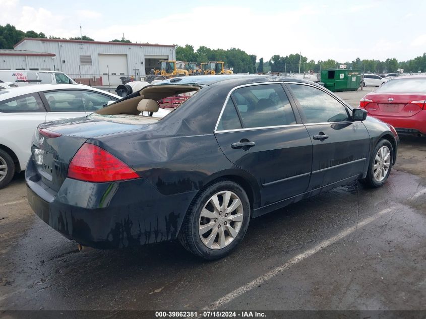 2006 Honda Accord 3.0 Ex VIN: 1HGCM66526A051267 Lot: 39862381