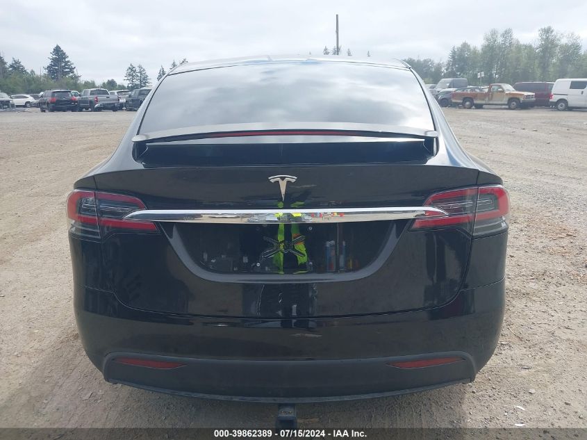 2016 Tesla Model X 60D/70D/75D/90D VIN: 5YJXCDE29GF026356 Lot: 39862389