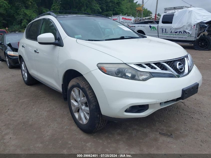 2011 Nissan Murano Sv VIN: JN8AZ1MW8BW187815 Lot: 40797444