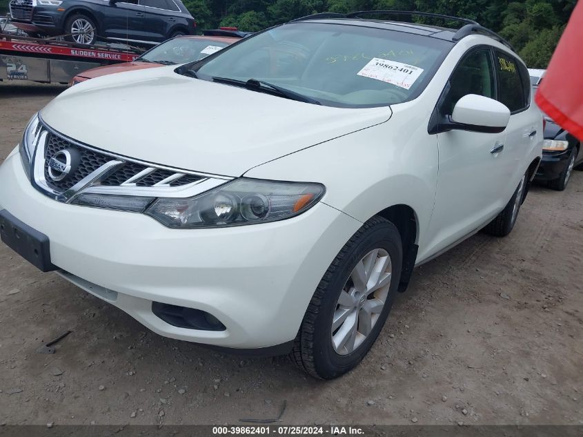 2011 Nissan Murano Sv VIN: JN8AZ1MW8BW187815 Lot: 40797444