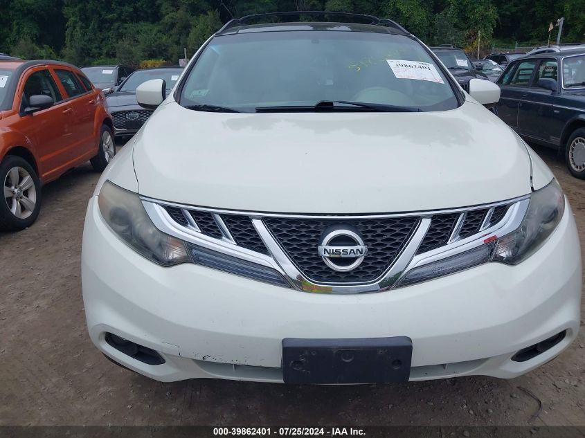 2011 Nissan Murano Sv VIN: JN8AZ1MW8BW187815 Lot: 40797444