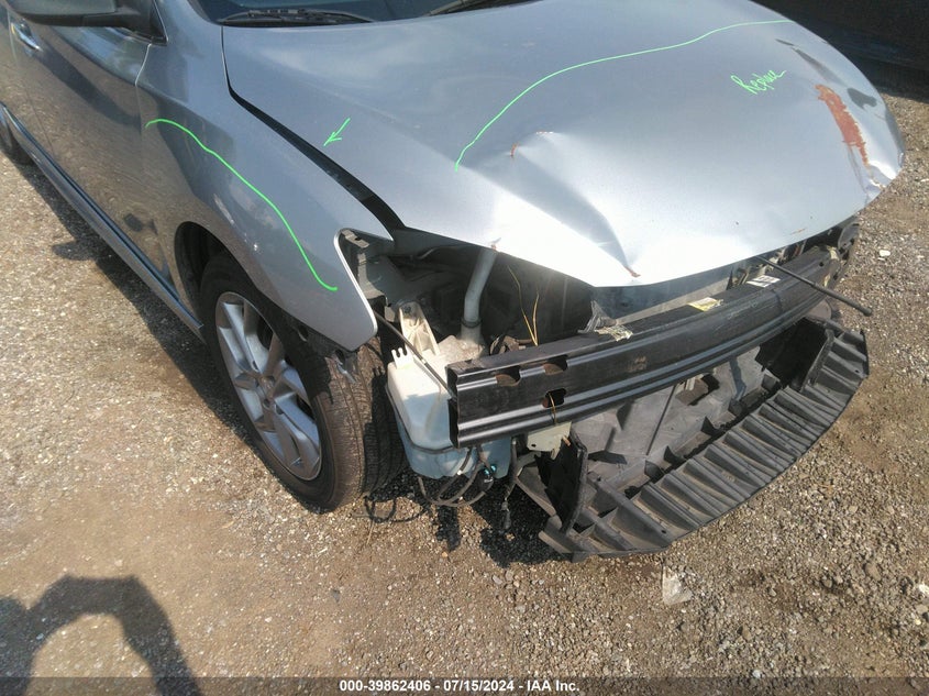 2013 Nissan Sentra Sr VIN: 3N1AB7AP1DL762798 Lot: 39862406