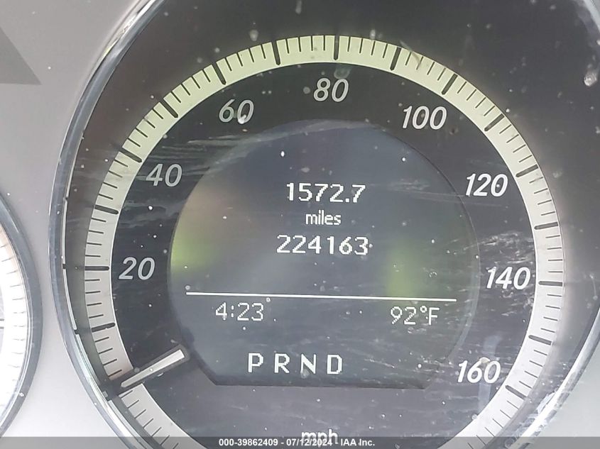 2010 Mercedes-Benz C 300 Luxury/Sport VIN: WDDGF5EB0AR113499 Lot: 39862409