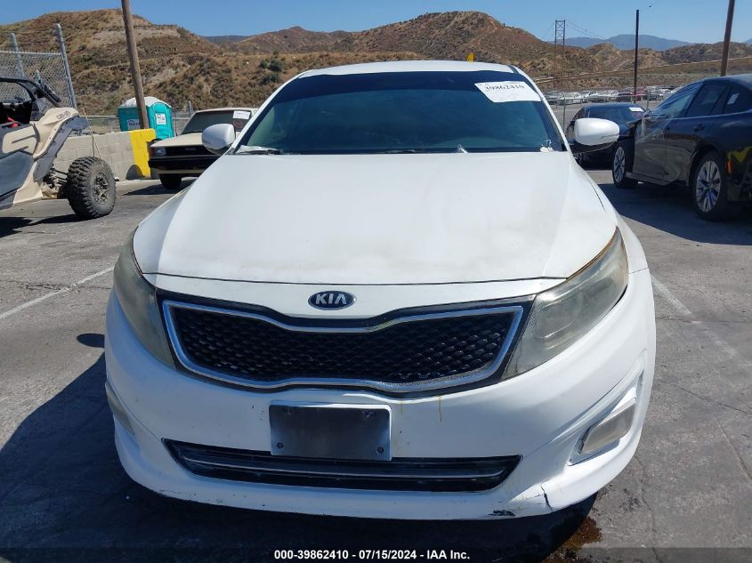 2015 Kia Optima Sx VIN: 5XXGR4A75FG391399 Lot: 39862410