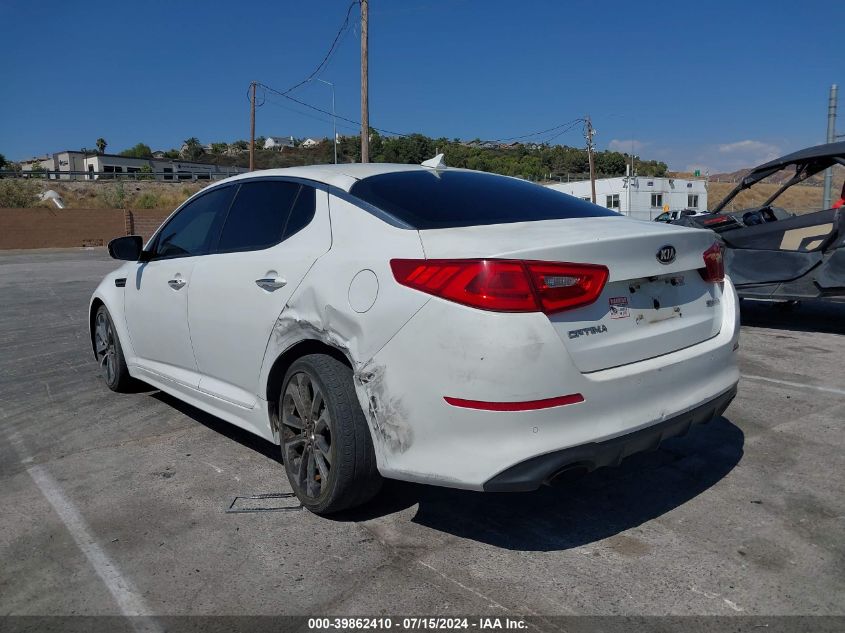 2015 Kia Optima Sx VIN: 5XXGR4A75FG391399 Lot: 39862410