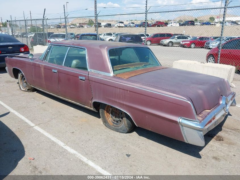 1966 Chrysler Imperial VIN: YM43J63223031 Lot: 39862431