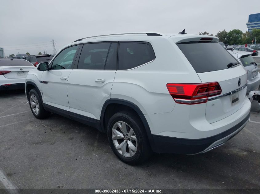 2018 Volkswagen Atlas 3.6L V6 Se/3.6L V6 Se W/Technology VIN: 1V2LR2CA2JC587755 Lot: 39862433