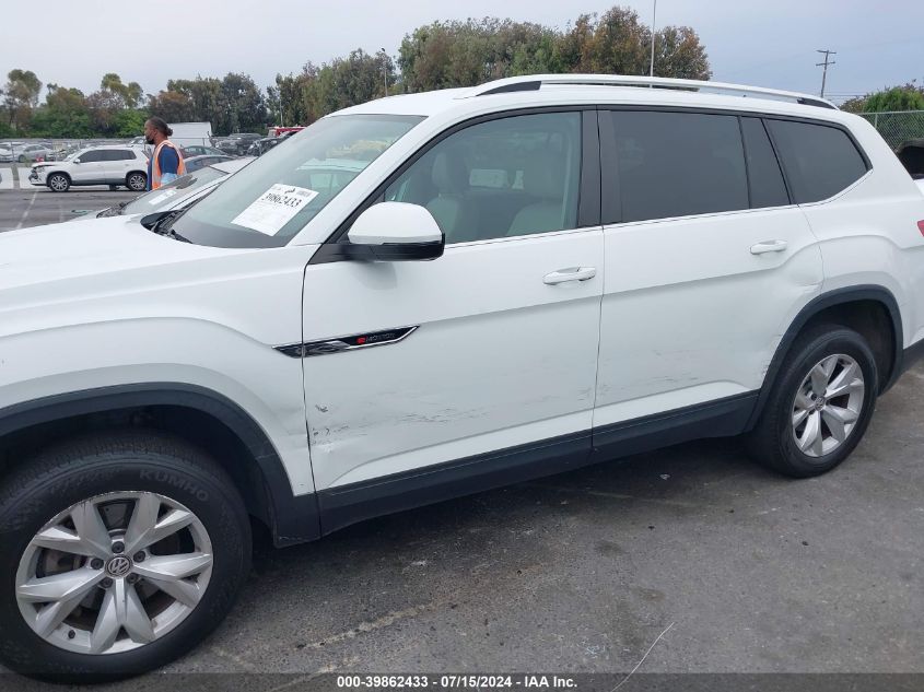 2018 Volkswagen Atlas 3.6L V6 Se/3.6L V6 Se W/Technology VIN: 1V2LR2CA2JC587755 Lot: 39862433