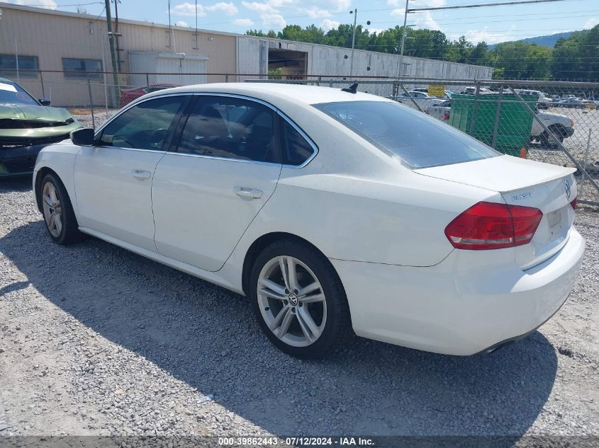 1VWBM7A36DC037506 | 2013 VOLKSWAGEN PASSAT