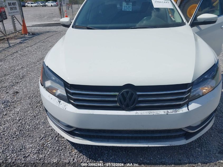 2013 Volkswagen Passat Se VIN: 1VWBM7A36DC037506 Lot: 39862443