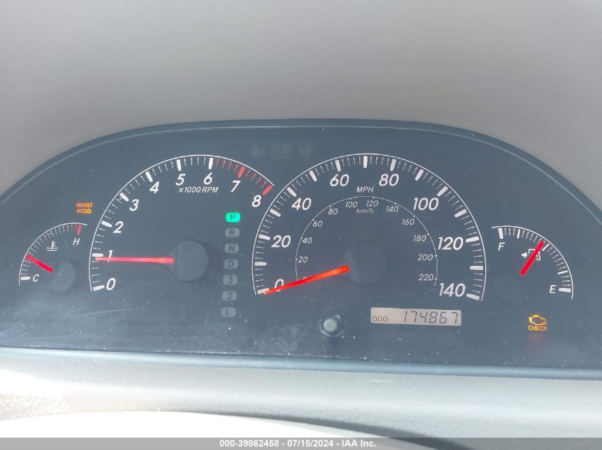 2005 Toyota Camry Le VIN: 4T1BE32K05U043694 Lot: 39862458