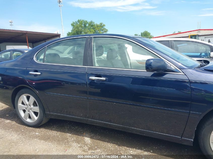 2005 Lexus Es 330 VIN: JTHBA30G255137051 Lot: 39862472