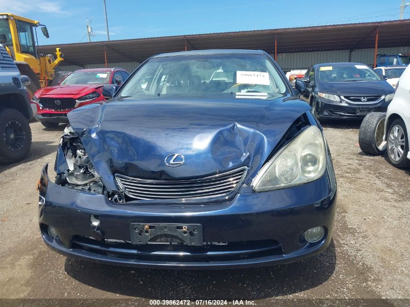 2005 Lexus Es 330 VIN: JTHBA30G255137051 Lot: 39862472