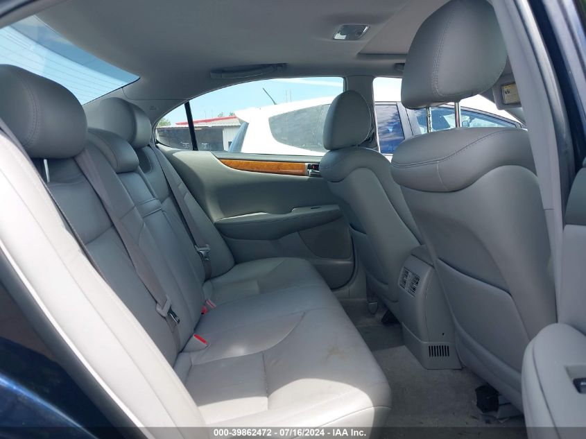 2005 Lexus Es 330 VIN: JTHBA30G255137051 Lot: 39862472