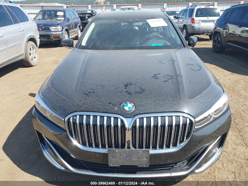 2022 BMW 740 I xDrive VIN: WBA7T4C01NCH54975 Lot: 39862489