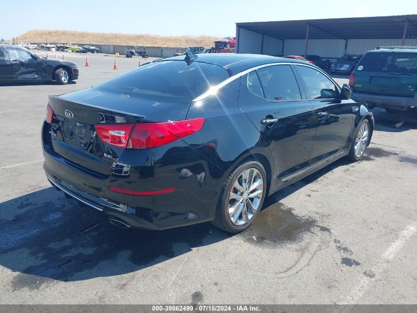 2014 Kia Optima Sxl Turbo VIN: 5XXGR4A61EG291788 Lot: 39862499