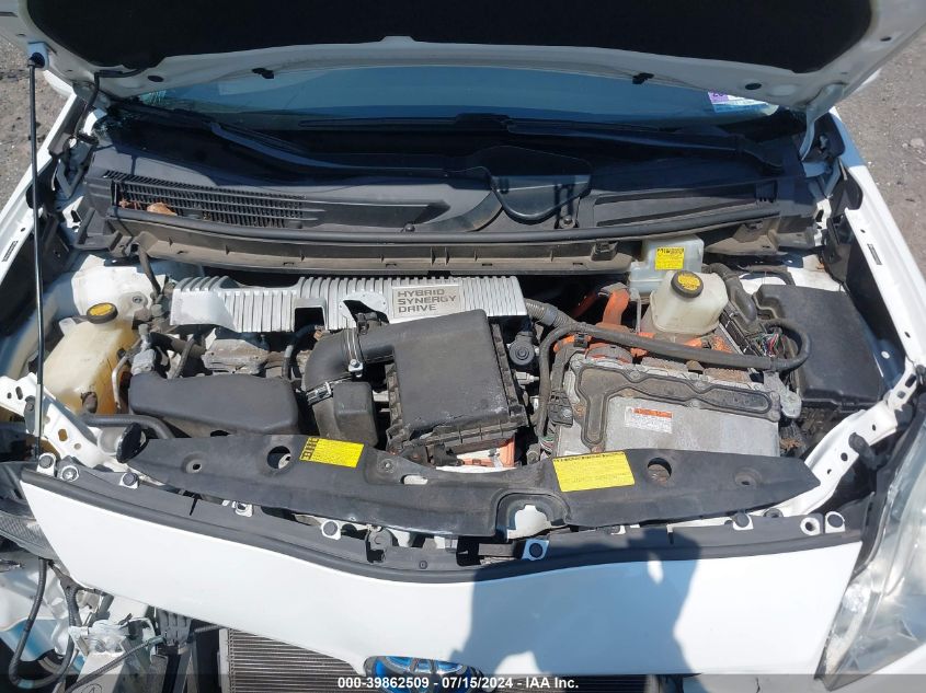 2012 Toyota Prius Two VIN: JTDKN3DU2C5506512 Lot: 39862509