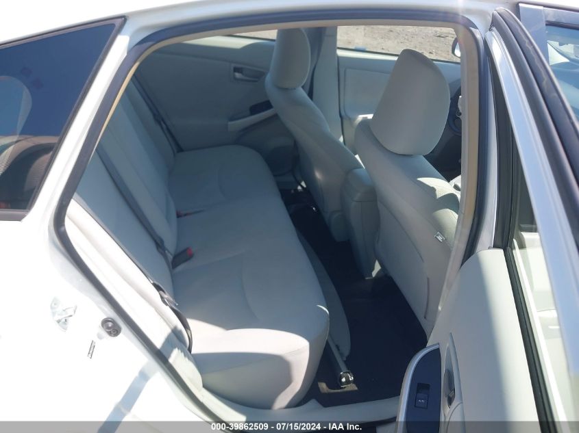 2012 Toyota Prius Two VIN: JTDKN3DU2C5506512 Lot: 39862509