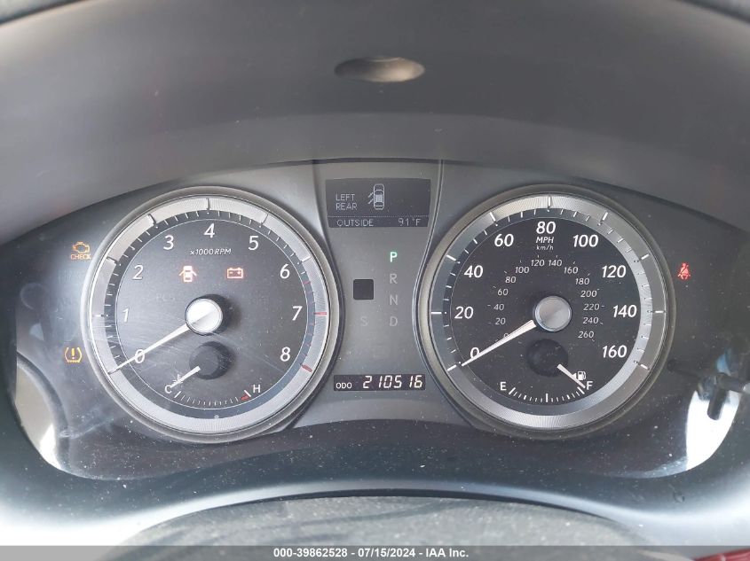 2009 Lexus Es 350 VIN: JTHBJ46G492324473 Lot: 39862528