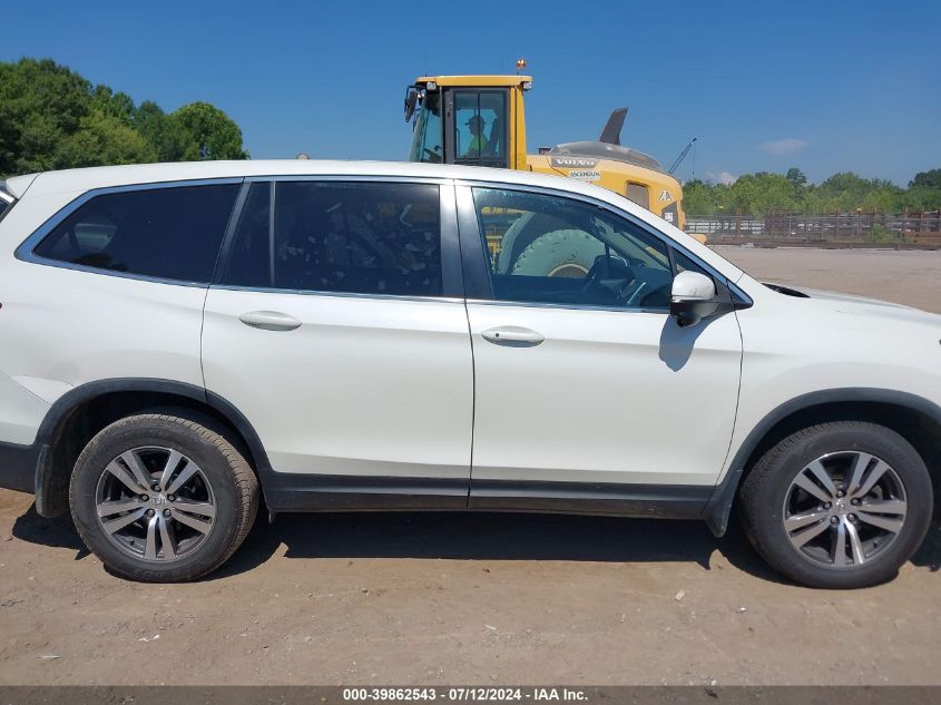 2016 Honda Pilot Ex VIN: 5FNYF6H34GB032903 Lot: 39862543