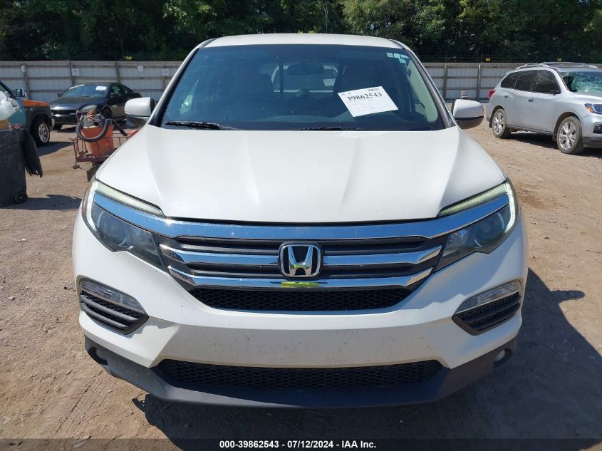 2016 Honda Pilot Ex VIN: 5FNYF6H34GB032903 Lot: 39862543