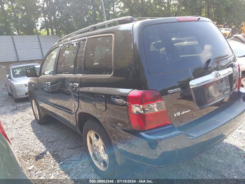 2006 Toyota Highlander Sport V6 VIN: JTEEP21A160171008 Lot: 39862548