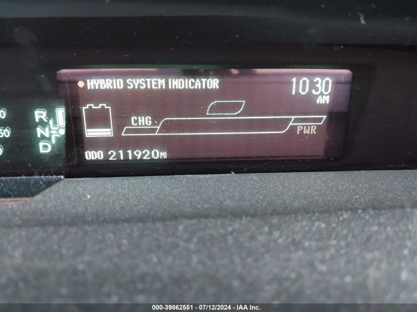 2010 Toyota Prius VIN: JTDKN3DU9A0155320 Lot: 39862551