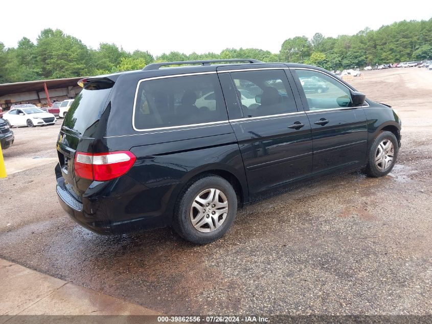 2007 Honda Odyssey Ex-L VIN: 5FNRL38717B056462 Lot: 39862556