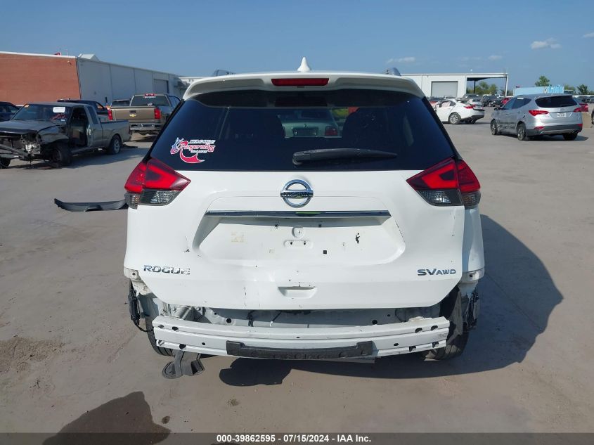 2017 Nissan Rogue Sv VIN: KNMAT2MV5HP583293 Lot: 39862595