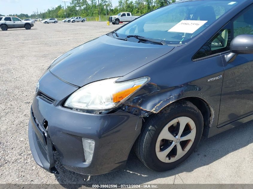 2014 Toyota Prius Three VIN: JTDKN3DUXE1776548 Lot: 39862596