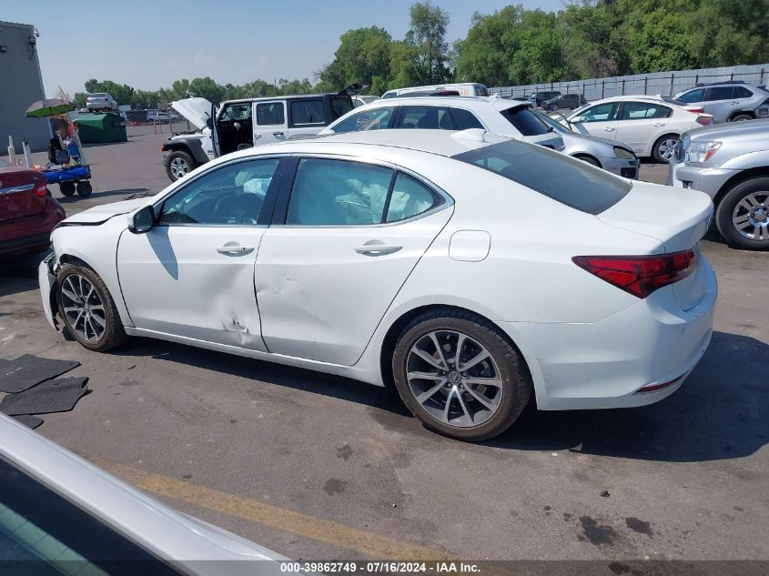 2016 Acura Tlx V6 Advance VIN: 19UUB3F77GA001511 Lot: 39862749