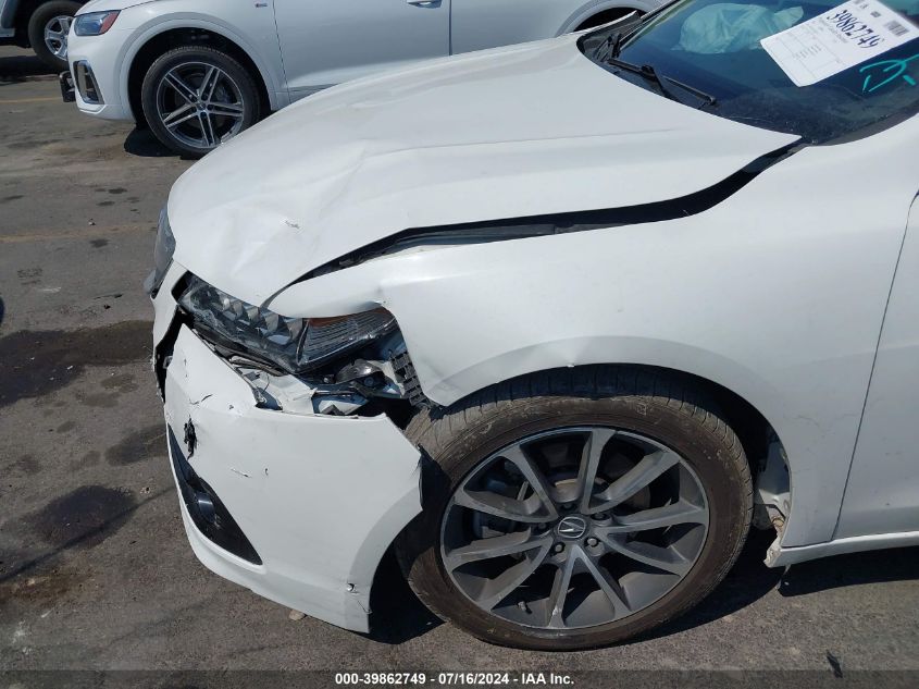 2016 Acura Tlx V6 Advance VIN: 19UUB3F77GA001511 Lot: 39862749