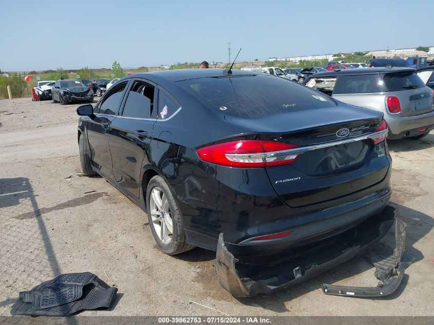 2018 Ford Fusion Se VIN: 3FA6P0HD8JR18634 Lot: 39862753