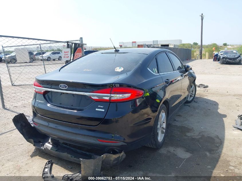 2018 Ford Fusion Se VIN: 3FA6P0HD8JR18634 Lot: 39862753